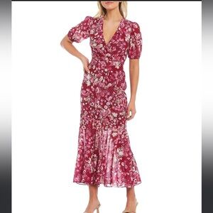 Sachin + Babi Erin Floral Midi Dress